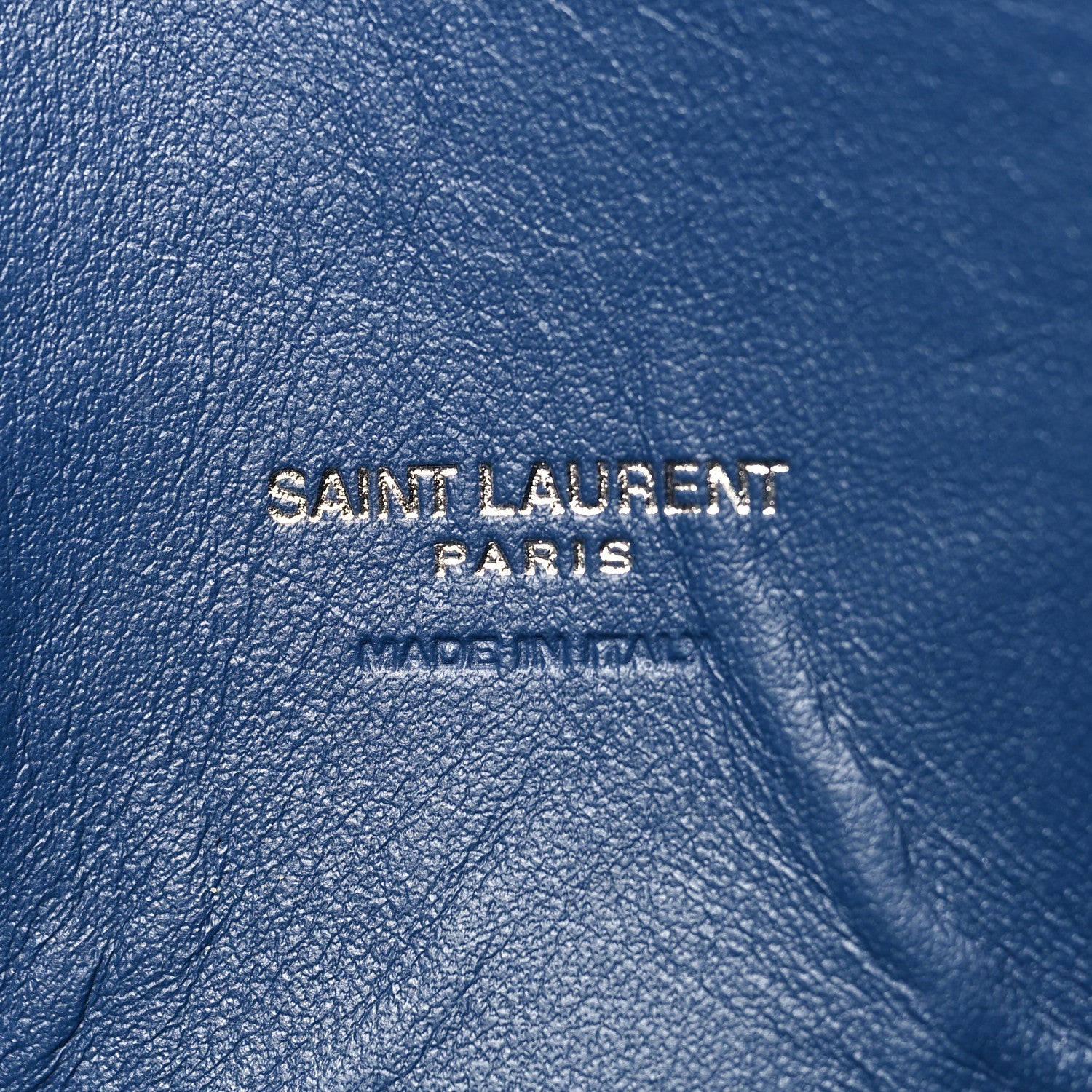 Saint Laurent Grained Calfskin Small Sac De Jour Denim Blue 6 of 15