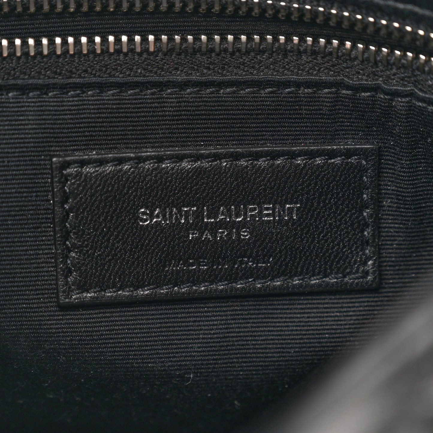 Lambskin Quilted Toy Loulou Puffer Monogram Chain Satchel Black