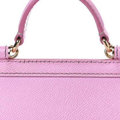Dolce & Gabbana Dauphine Mini Miss Sicily Satchel Rosa Chiaro 5 of 6
