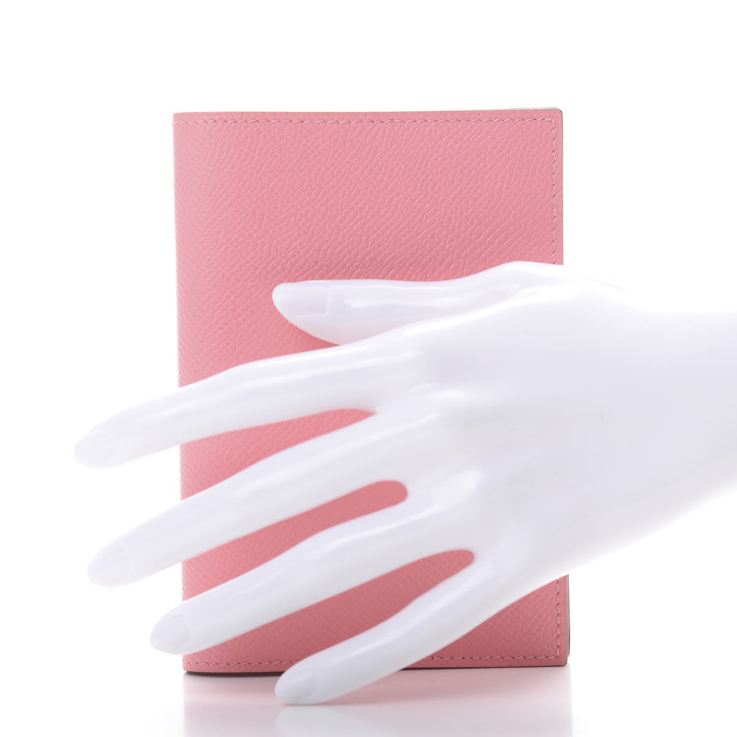 Hermes Epsom MC2 Passport Holder Rose Confetti 2 of 8