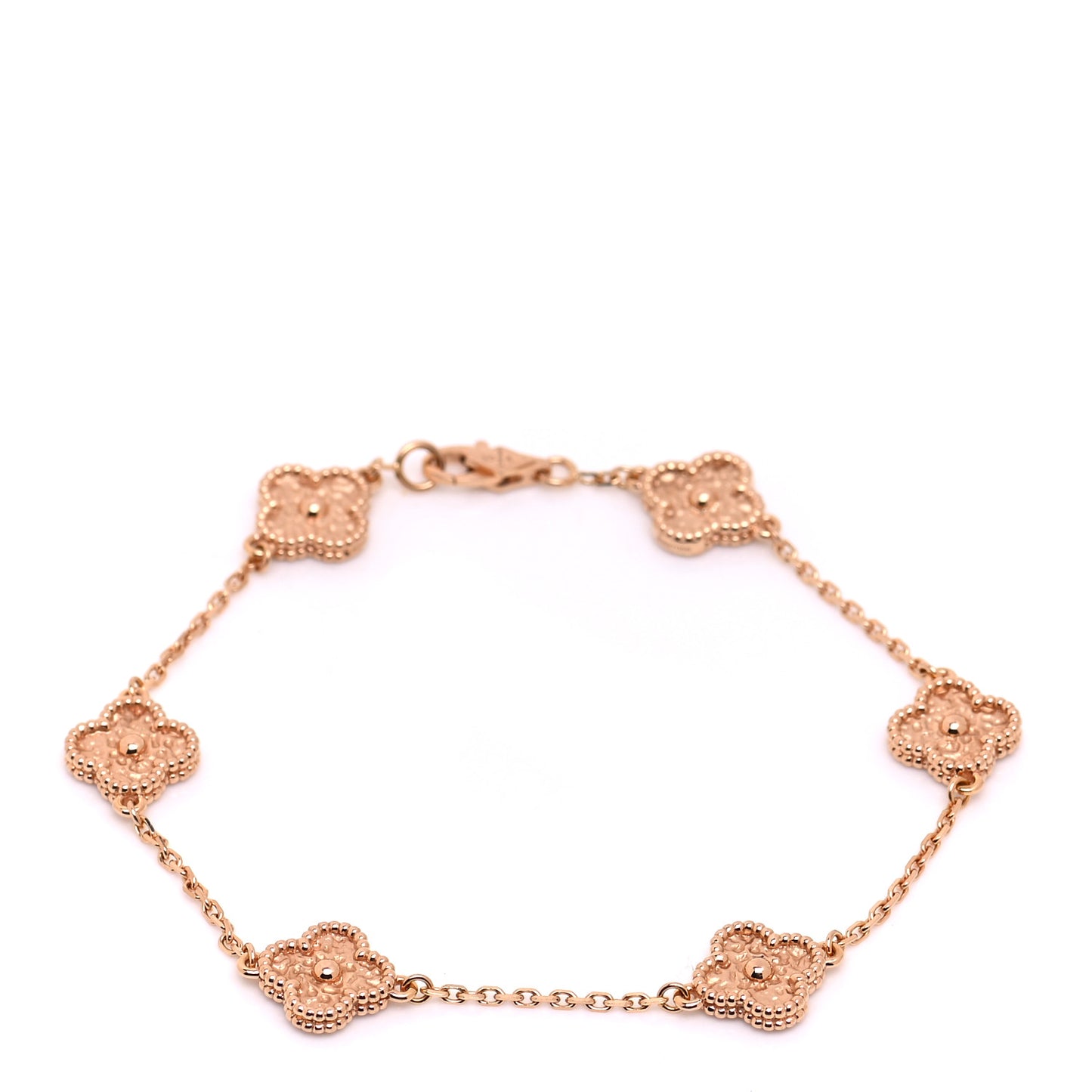 18K Rose Gold 6 Motifs Sweet Alhambra Bracelet
