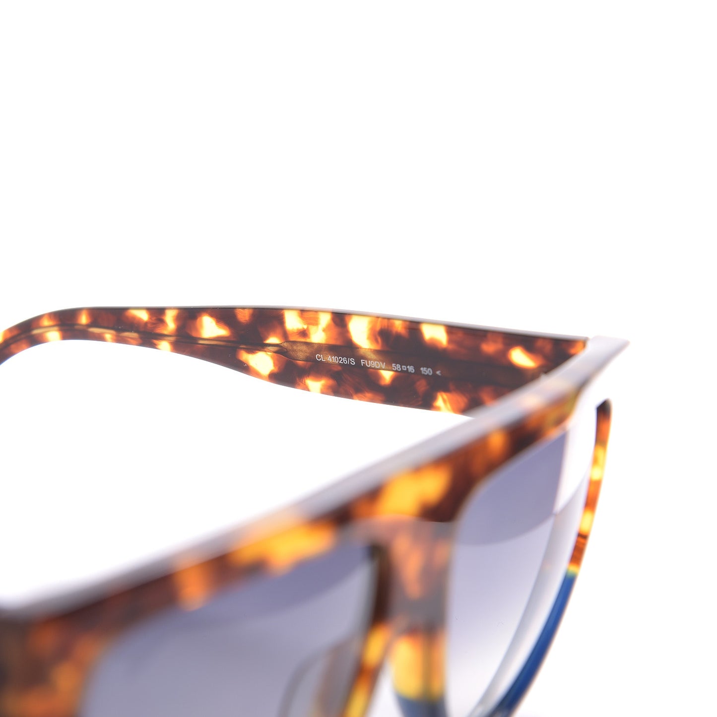 Acetate Aviator Sunglasses CL 41026/S Havana Blue