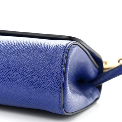 Dolce & Gabbana Dauphine Miss Sicily East West Shoulder Bag Blue 9 of 11