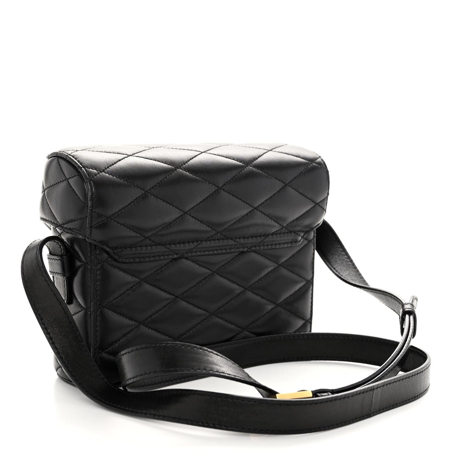 Saint Laurent Lambskin Matelasse Monogram June Box Bag Black 3 of 10