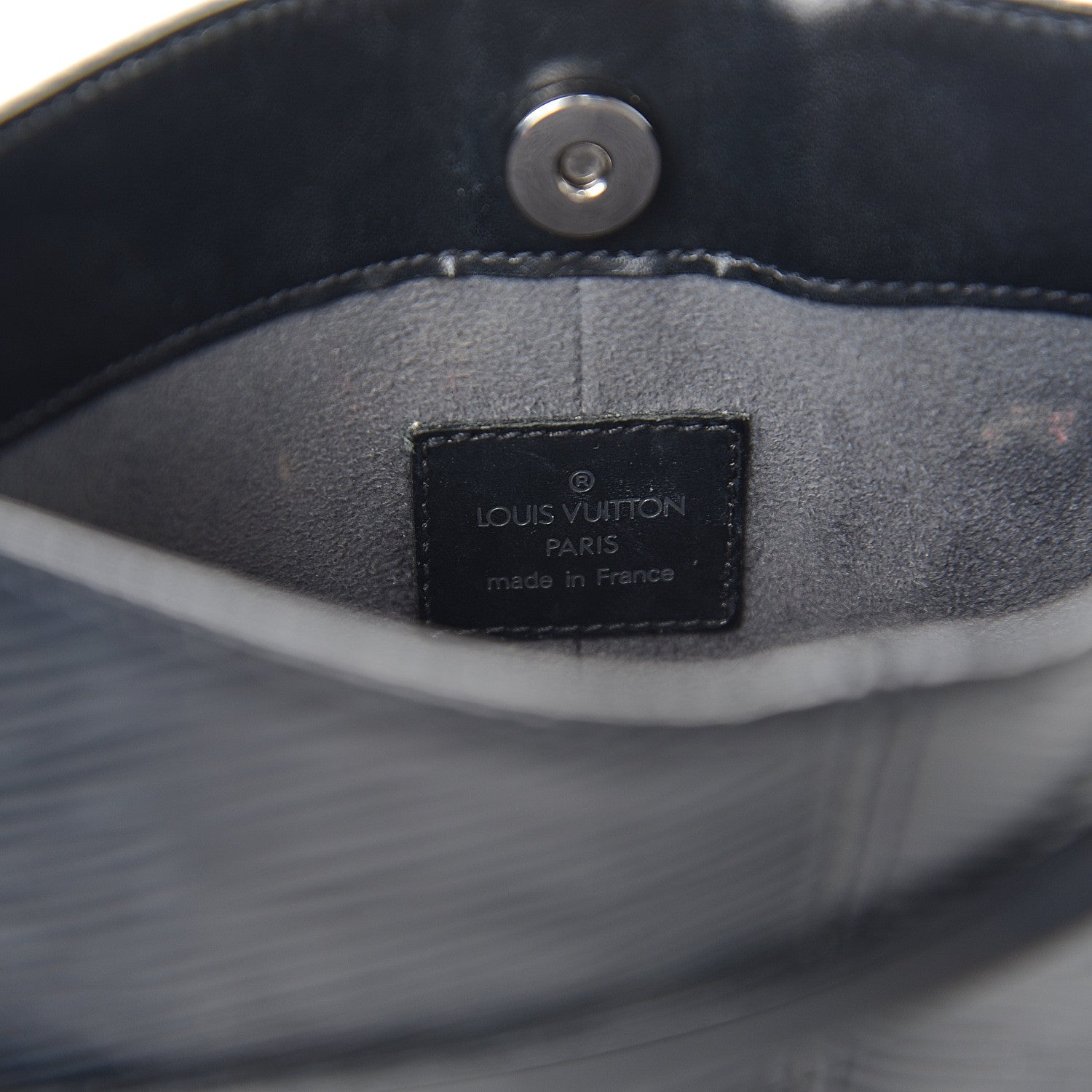 Louis Vuitton Epi Demi Lune Pochette Black 5 of 10