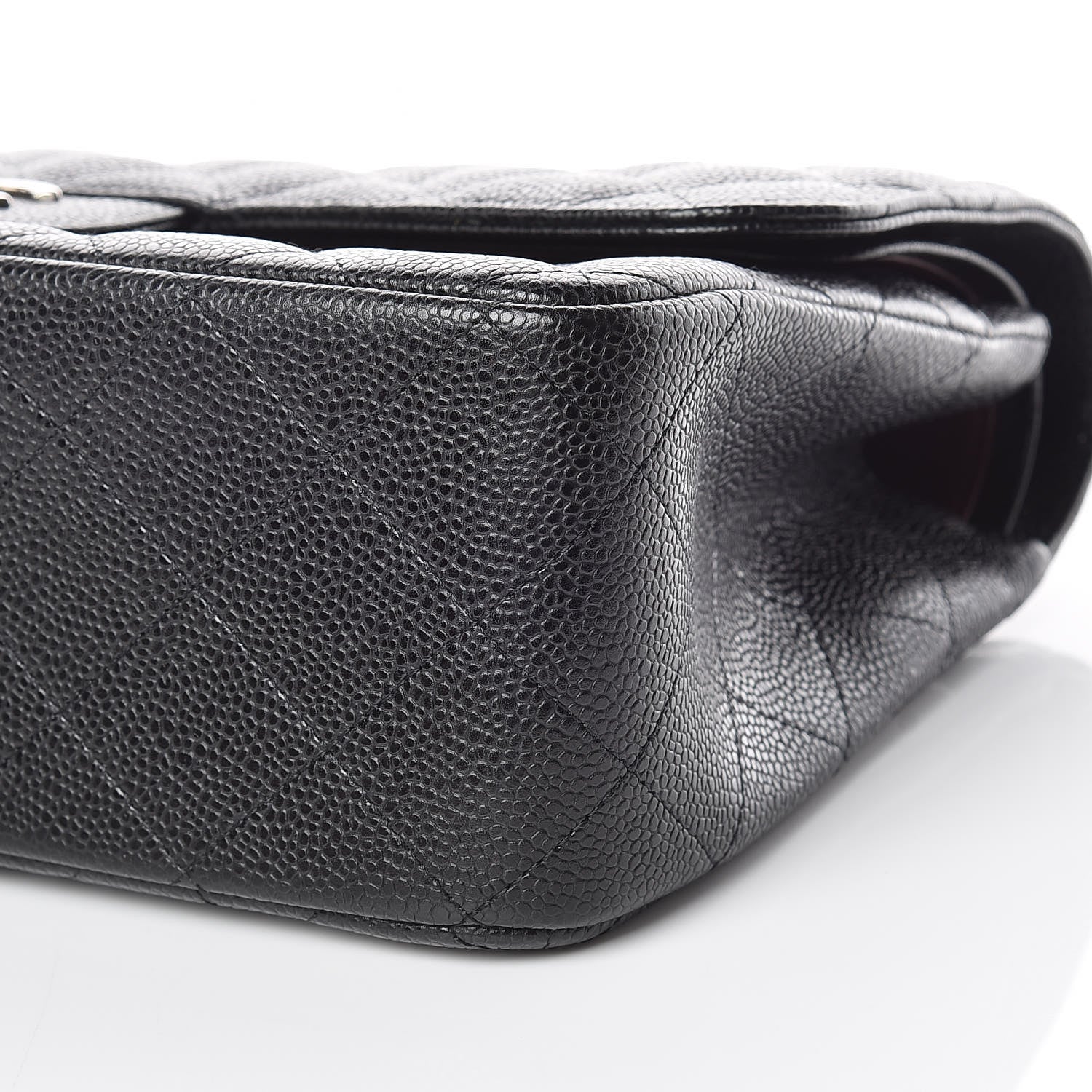 Chanel Caviar Quilted Jumbo Double Flap Black 9 of 9