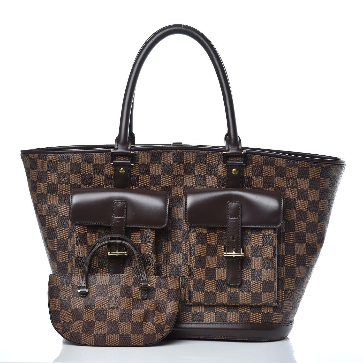 Louis Vuitton Damier Ebene Manosque GM 3 of 13