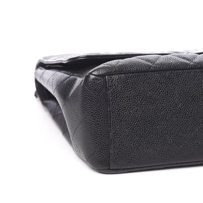 Chanel Caviar Quilted Maxi Double Flap Black 7 of 9