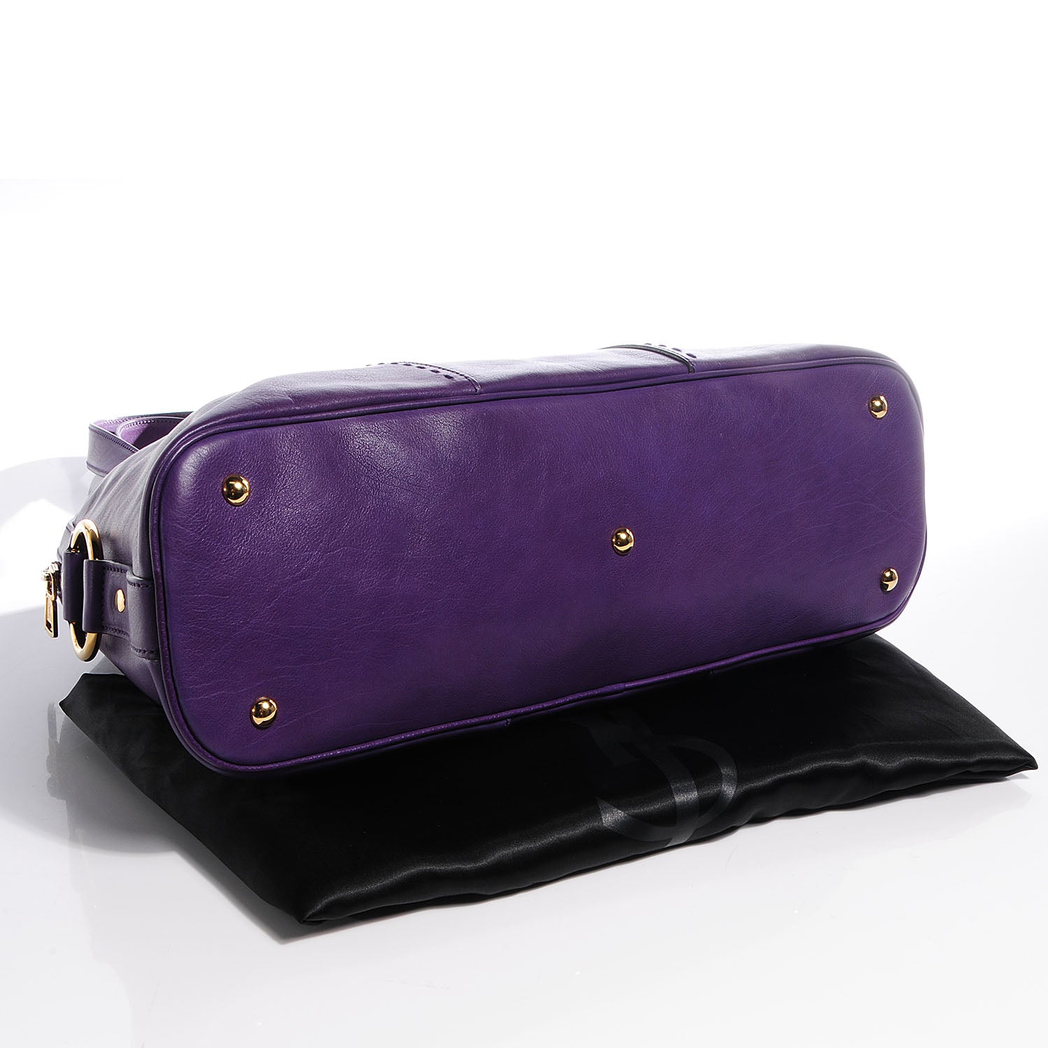 Saint Laurent Leather Large Muse Purple 4 of 9