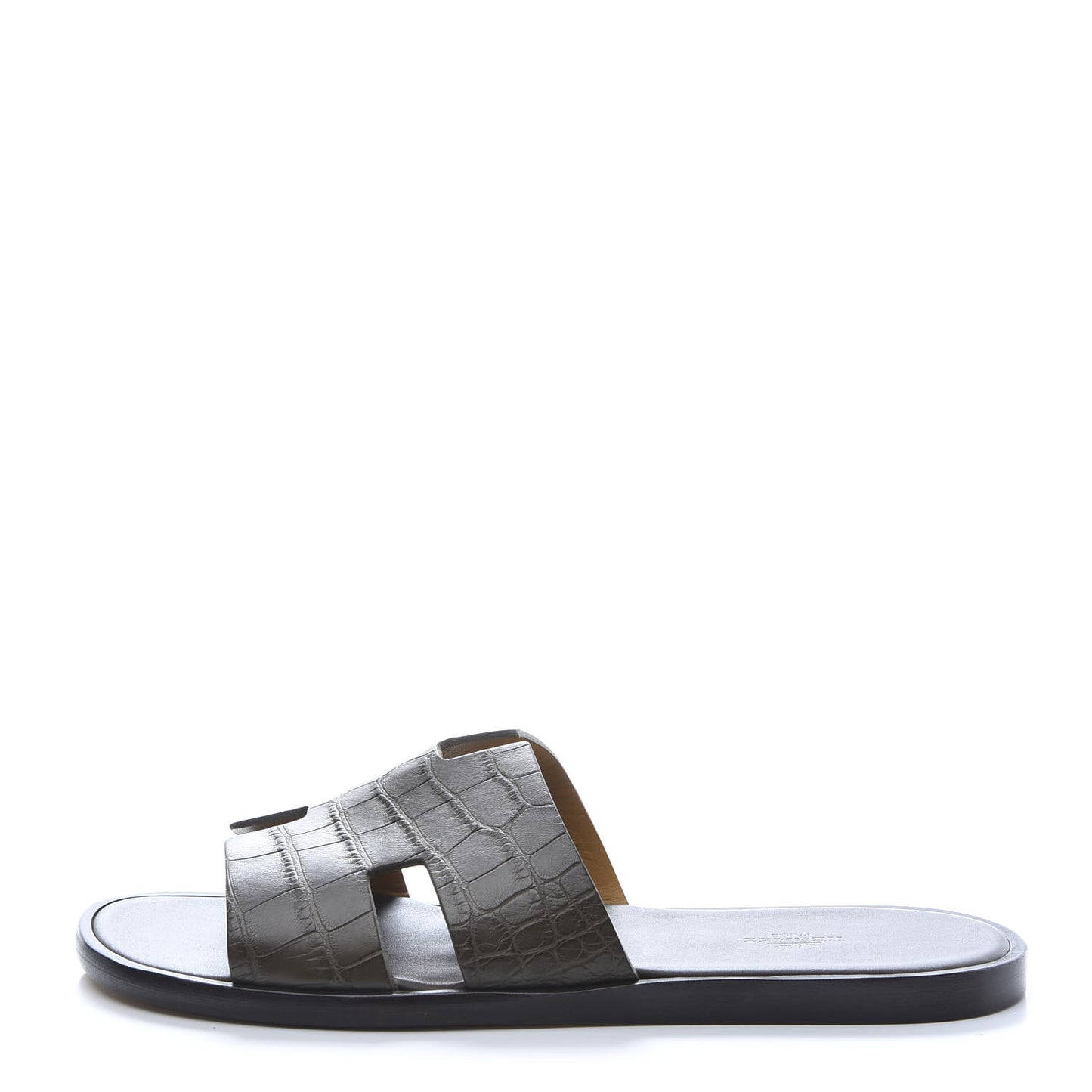 Matte Niloticus Crocodile Mens Izmir Sandals 42 Vert Olive
