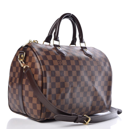 Louis Vuitton Damier Ebene Speedy Bandouliere 30 3 of 9