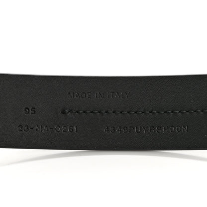 Christian Dior Calfskin Dior Homme 30mm Belt 95 38 Black 6 of 6