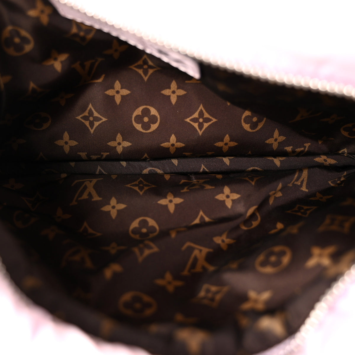 Econyl Monogram Pillow Maxi Multi Pochette Accessories Silver Pale Pink