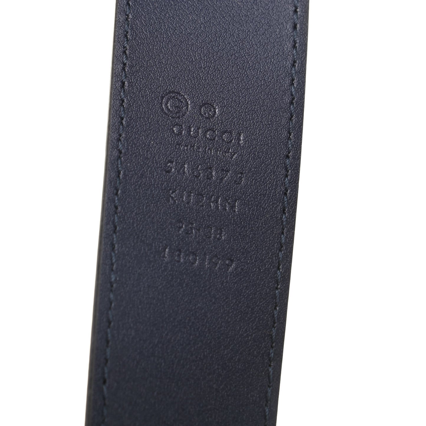GG Supreme Monogram Blooms Plaque Belt 95 38 Blue