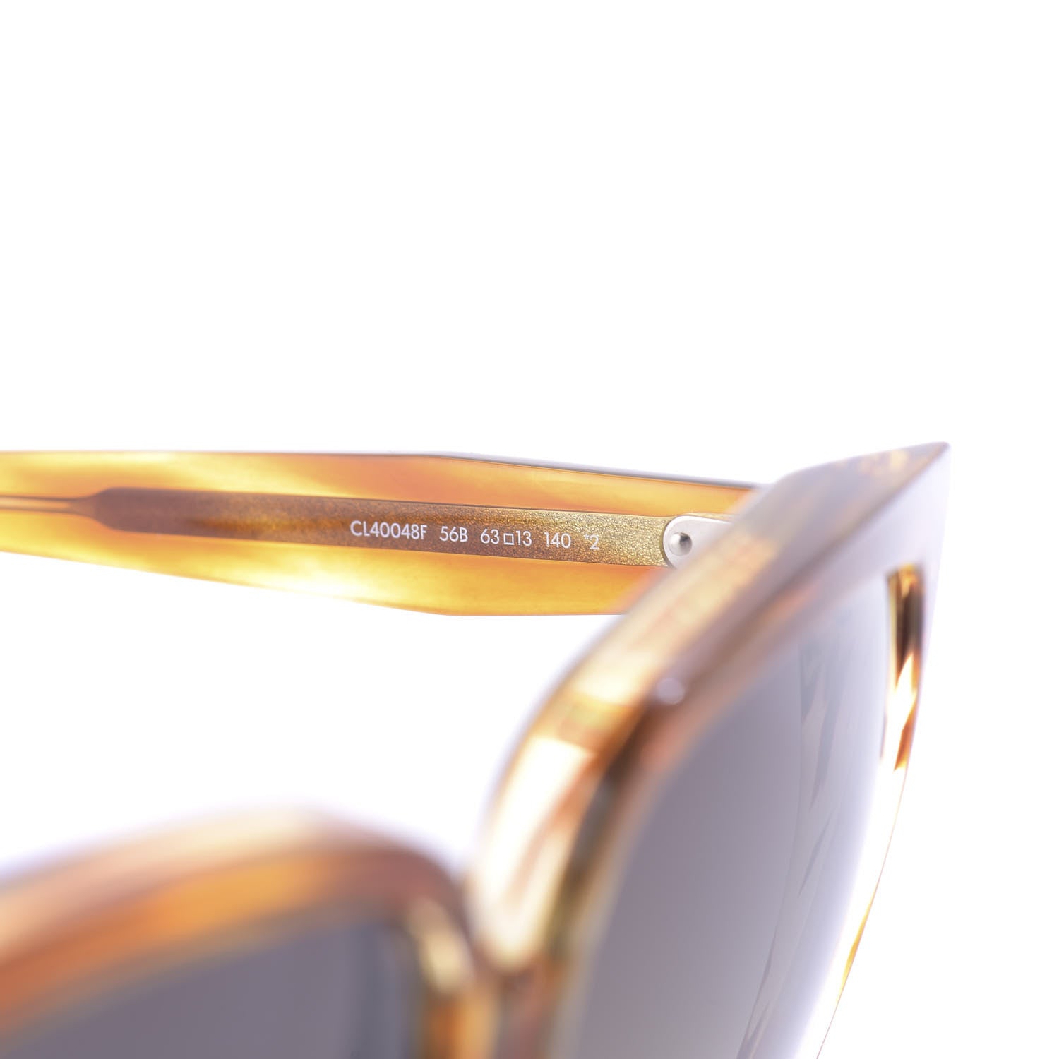 Celine Gradient Square Sunglasses CL40048I Havana 6 of 7