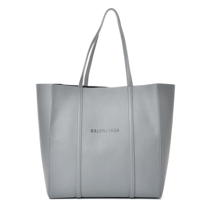 Balenciaga Smooth Calfskin Logo Double Sided Small Everyday Tote Balenciaga Grey Black 2 of 9