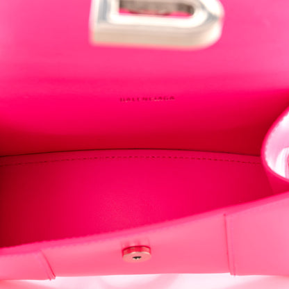 Balenciaga Shiny Box Calfskin Hourglass Top Handle Bag XS Hot Pink 5 of 13