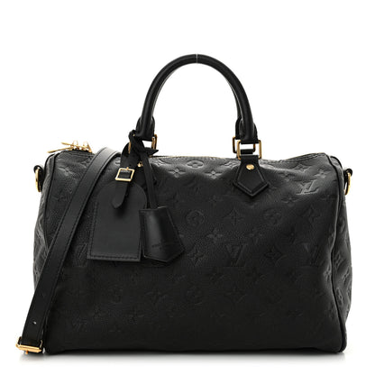 Louis Vuitton Empreinte Monogram Speedy Soft 30 Black 1 of 9