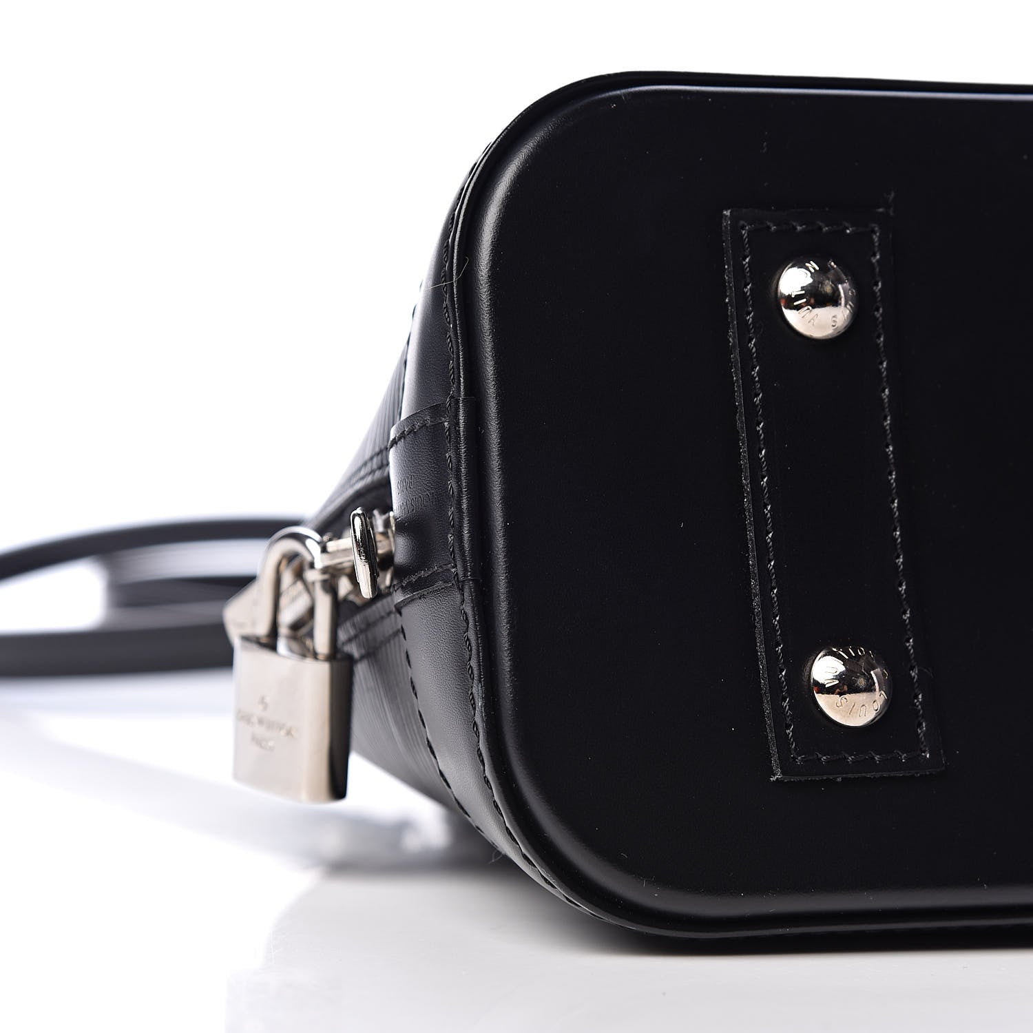Louis Vuitton Epi Alma BB Black 7 of 9