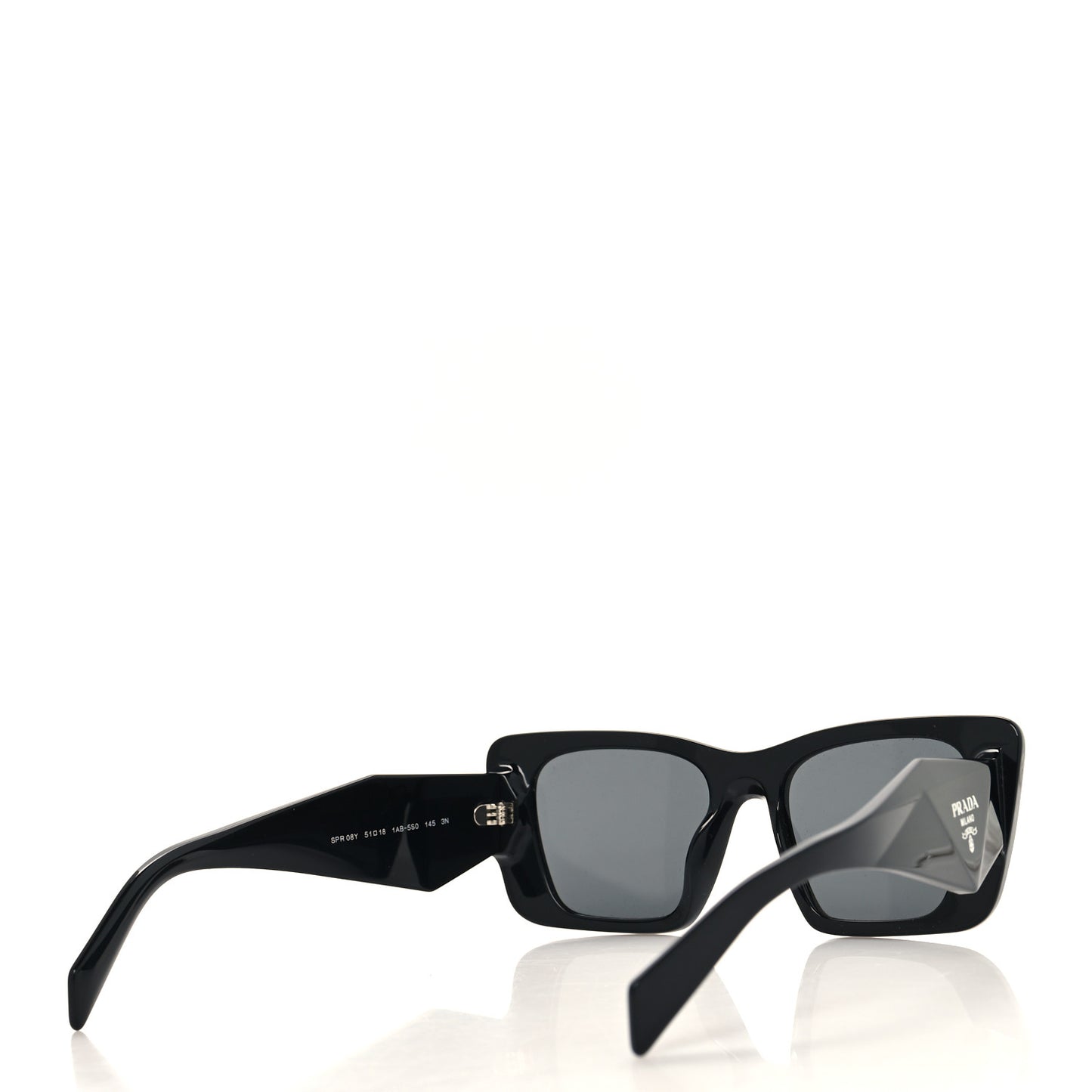 Acetate Symbole Sunglasses SPR 08Y Black