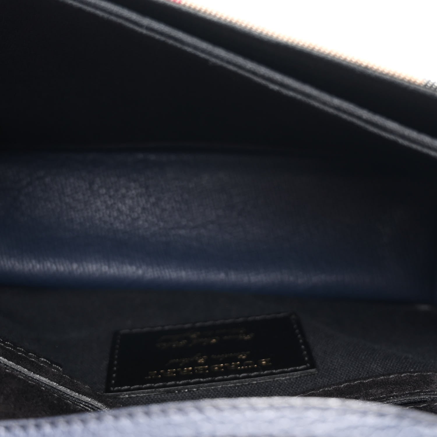 Burberry Derby Calfskin House Check Small Macken Crossbody Bag Ink Blue 5 of 10