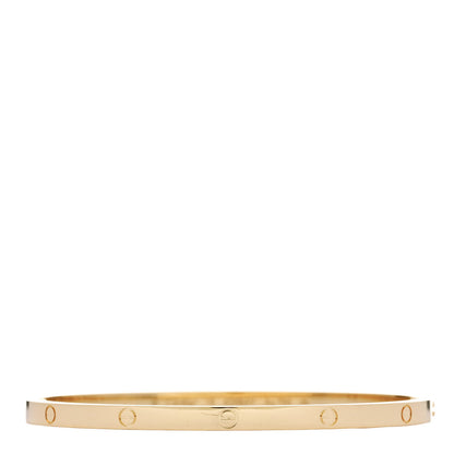 Cartier 18K Yellow Gold Small LOVE Bracelet 18 1 of 8