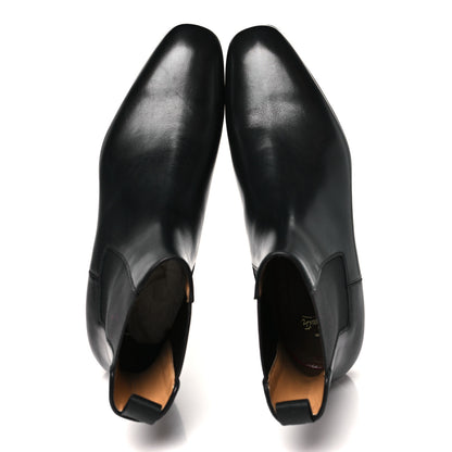 Christian Louboutin Calfskin Mens Roadie Flat Chelsea Boots 42.5 Black 2 of 9