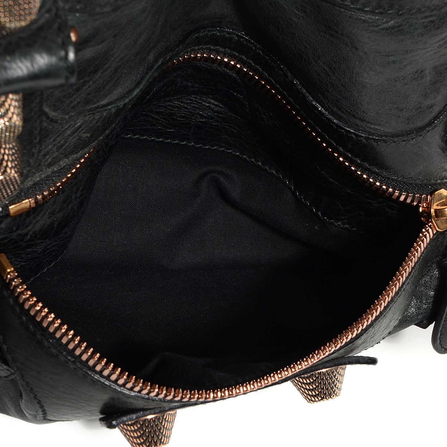 Agneau Giant 21 Rose Gold Hardware City Black