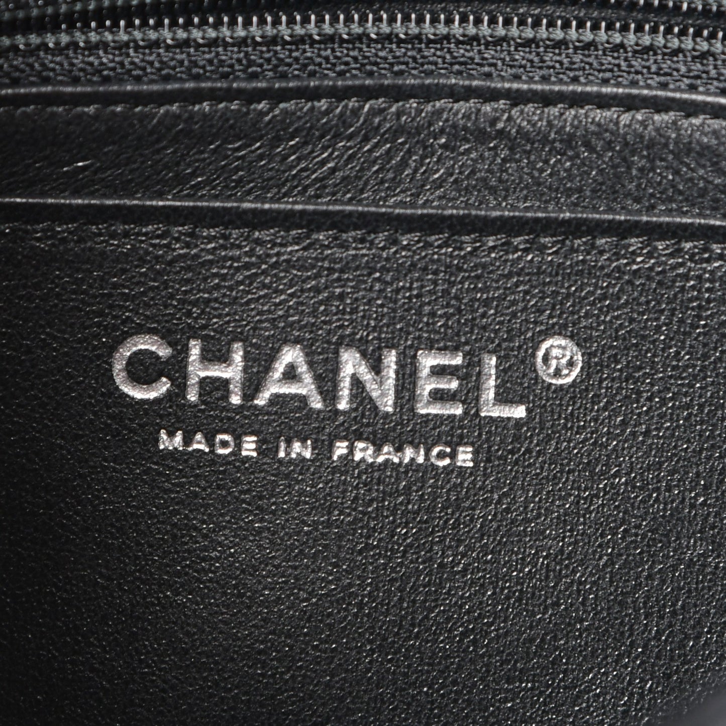 Crumpled Calfskin Quilted Mini Rectangular Flap So Black
