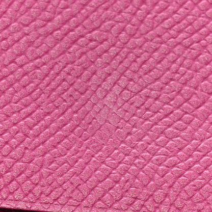 Hermes Epsom Mini Bearn Wallet Rose Pourpre 11 of 12