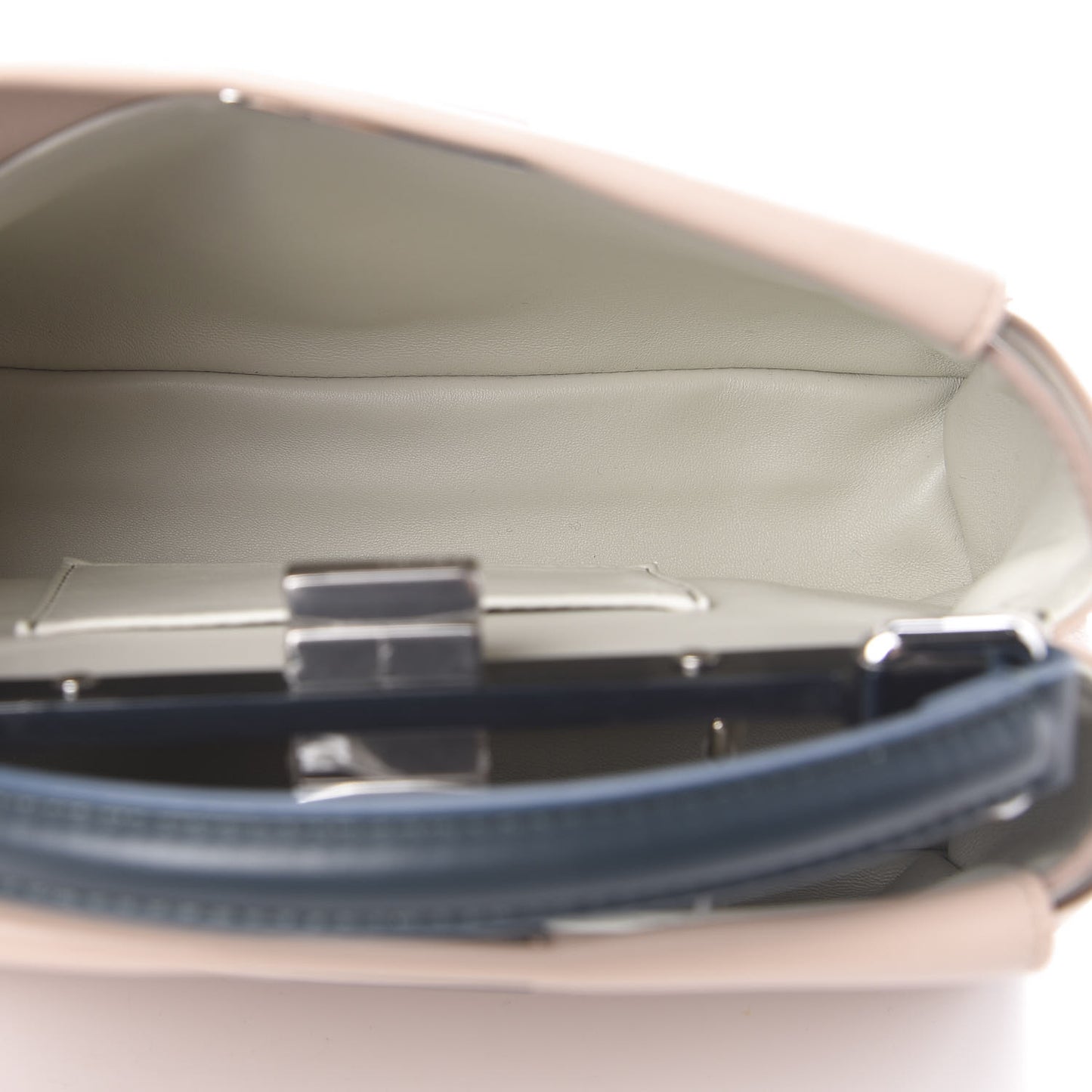 Nappa Colorblock Mini Peekaboo Iconic Satchel Soap Amazzonia Opal
