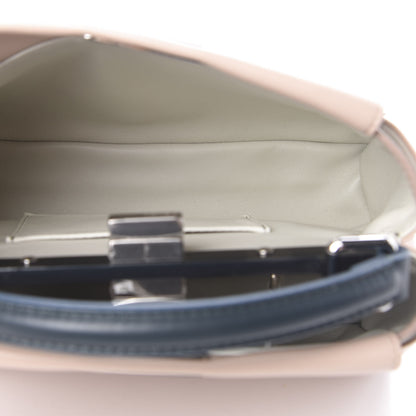 Fendi Nappa Colorblock Mini Peekaboo Iconic Satchel Soap Amazzonia Opal 7 of 14