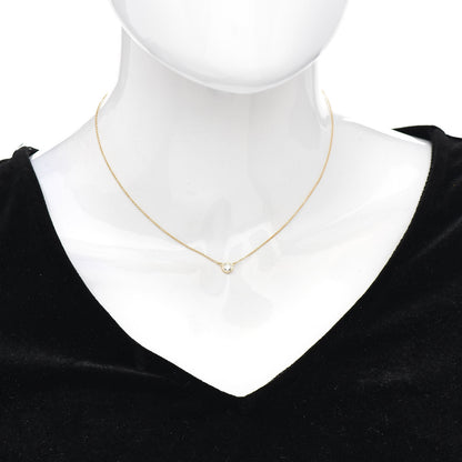 Tiffany 18K Yellow Gold Diamond .27ct Elsa Peretti Diamonds by the Yard Pendant Necklace 2 of 5