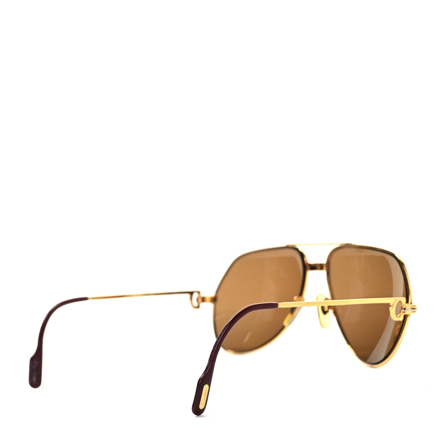 Cartier Louis Vendome Aviator Sunglasses Gold 4 of 8