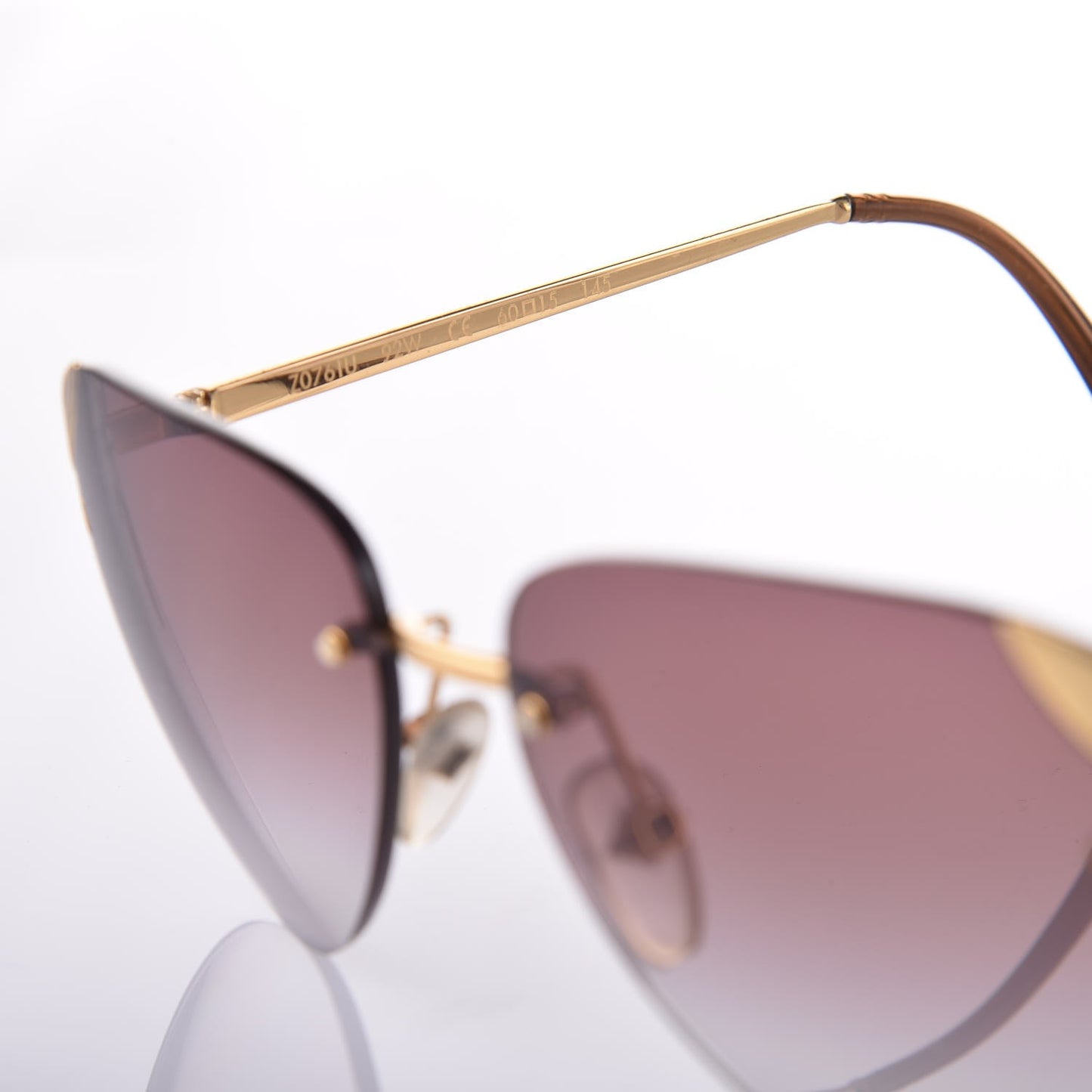 Lila Pilot Aviator Sunglasses Z0761U Brown