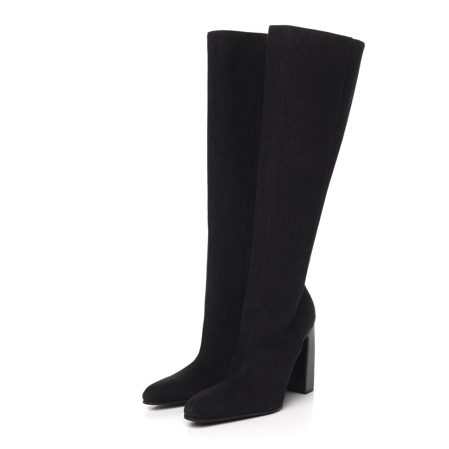 Balenciaga Fabric 110mm Booties 39 Black 3 of 8