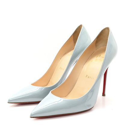 Christian Louboutin Patent Decollete 554 100 Pumps 38 Horizon 4 of 9