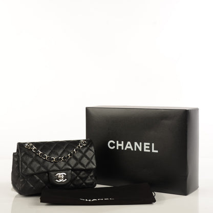 Chanel Caviar Quilted Mini Rectangular Flap Black 5 of 9