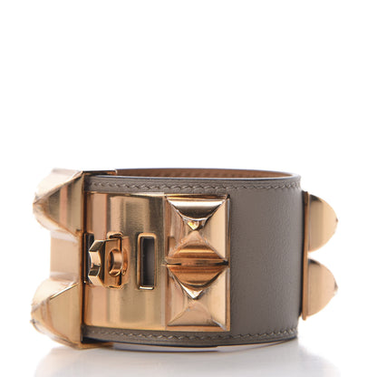 Hermes Swift Collier De Chien CDC Bracelet T2 Gris Asphalte 3 of 7