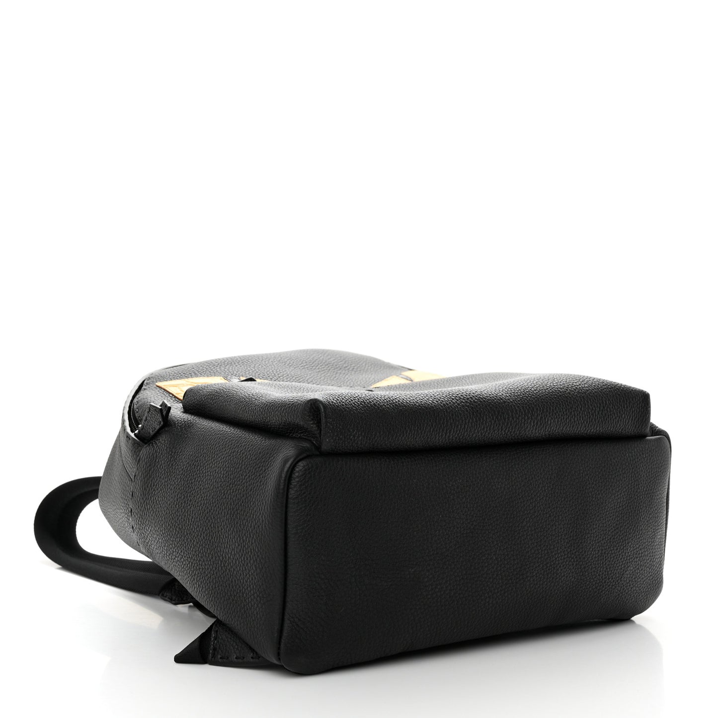 Cuoio Romano Selleria Crocodile Monster Eyes Backpack Black Girasole