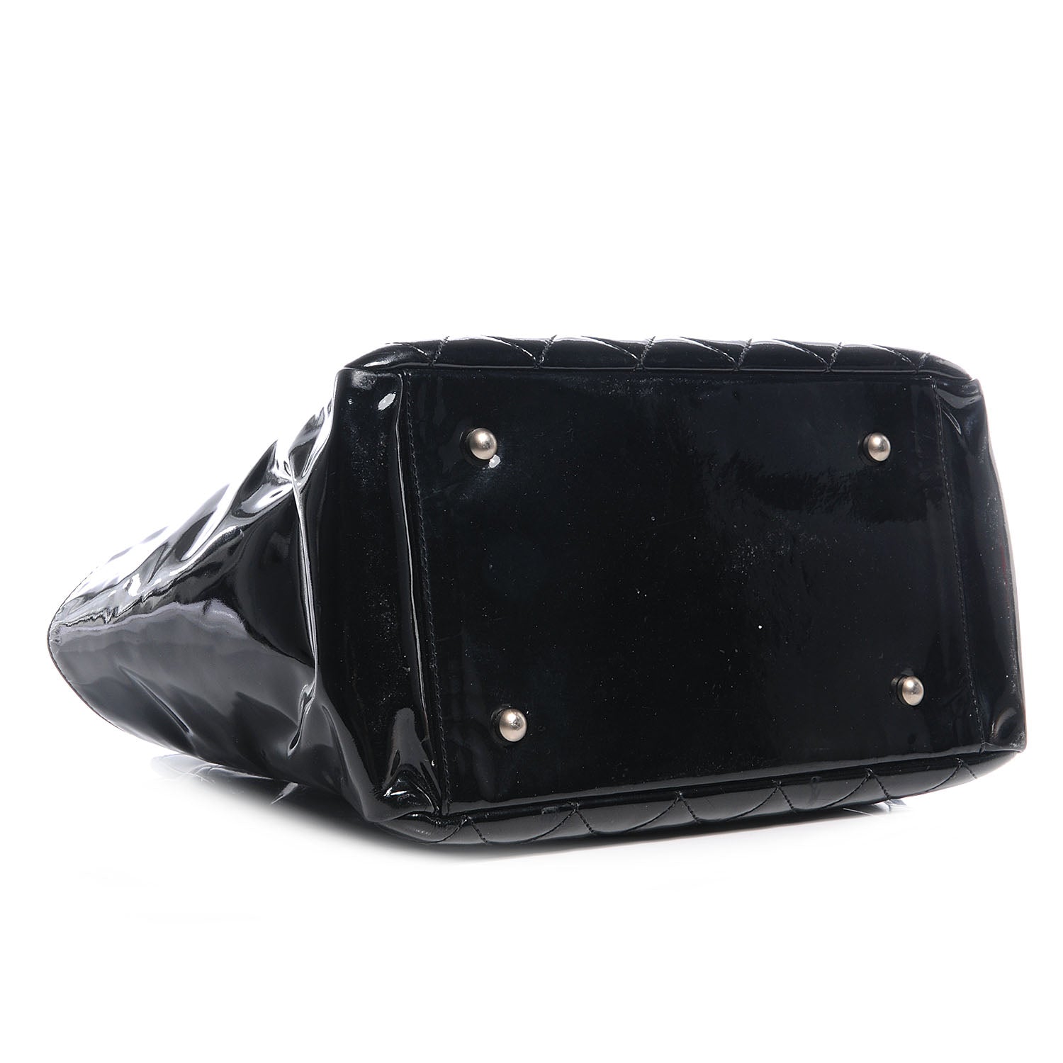 Chanel Patent Petit Timeless Shopping Tote PTT Black 4 of 7