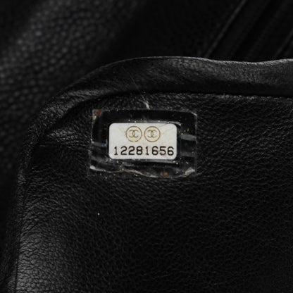 Chanel Caviar Quilted Jumbo Single Flap Black 7 of 8