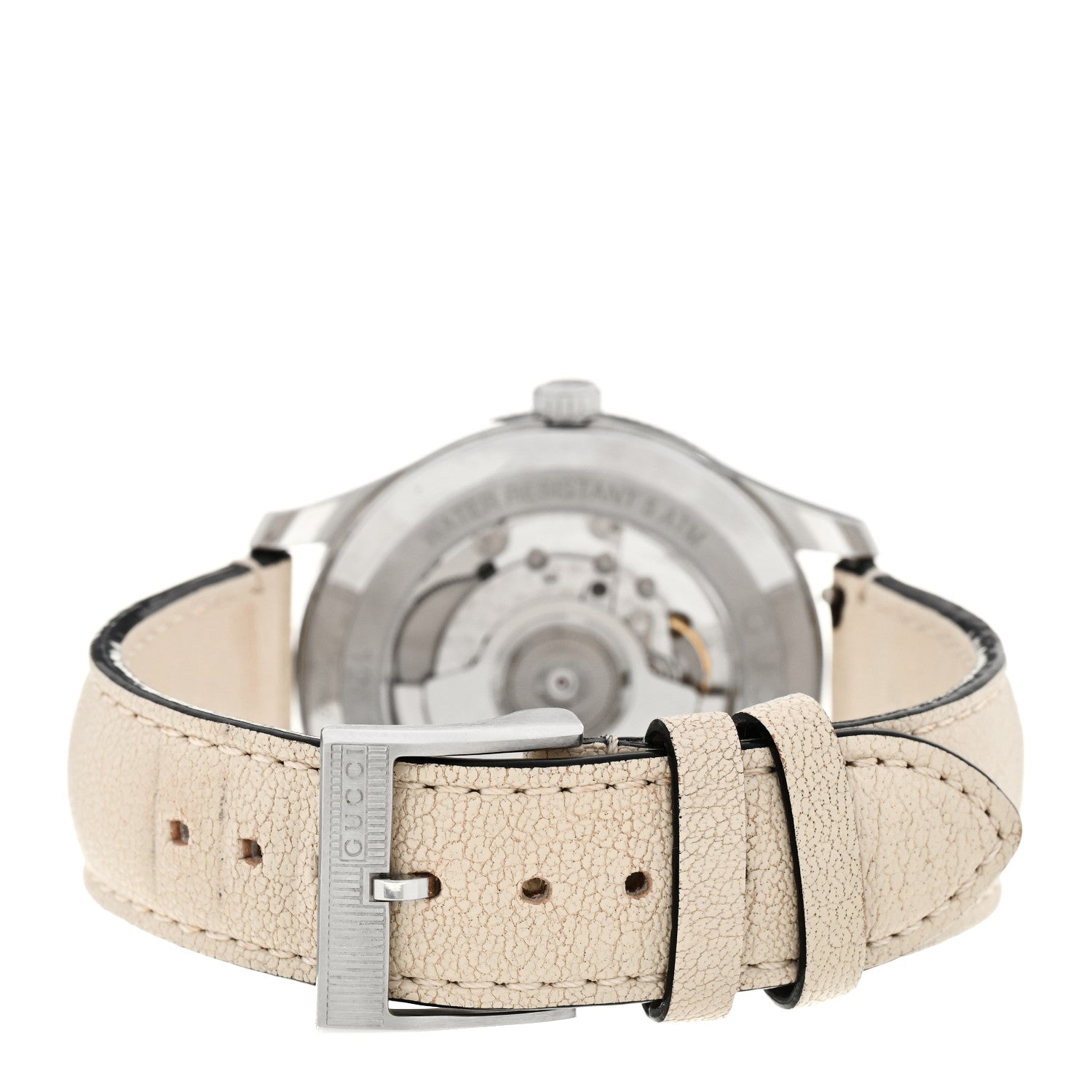 Gucci Stainless Steel Calfskin 40mm G-Timeless Charm Automatic Watch 3 of 5