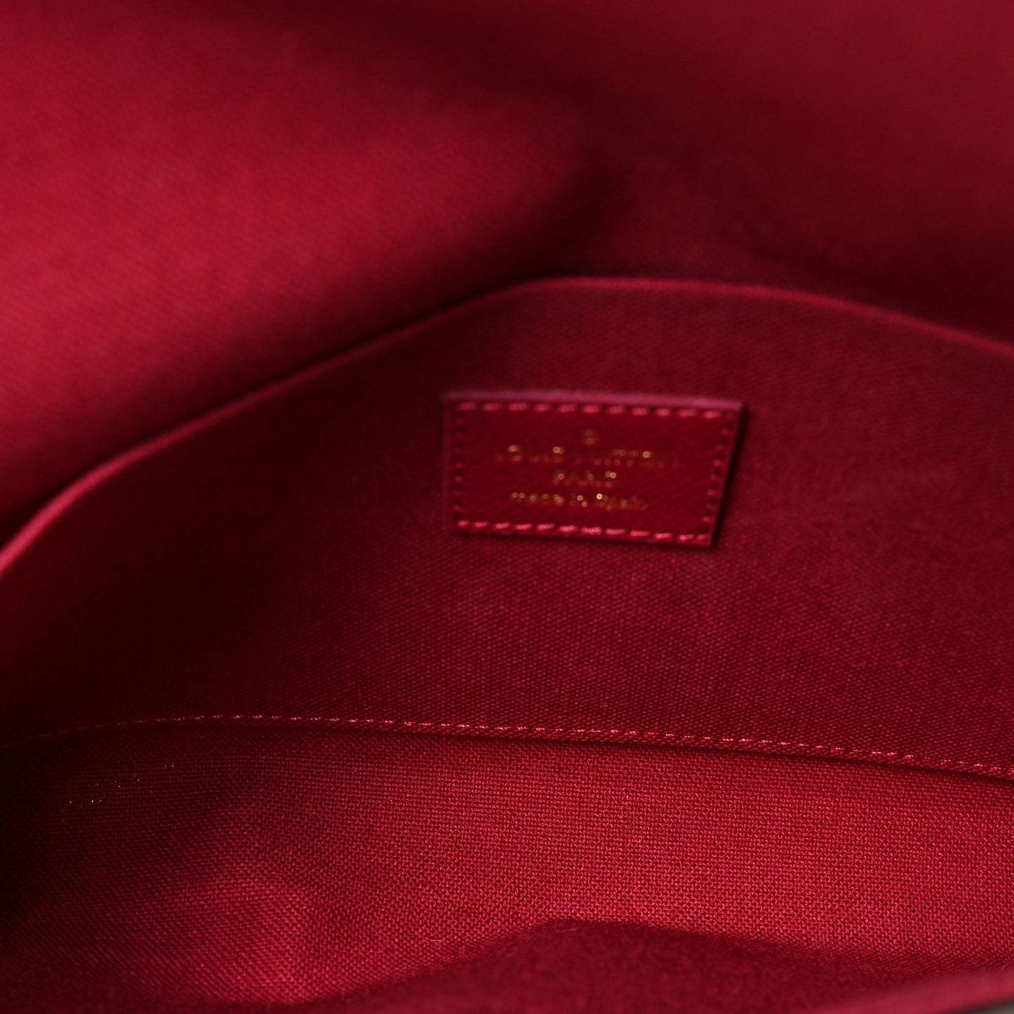 Monogram Pochette Felicie Chain Wallet Fuchsia