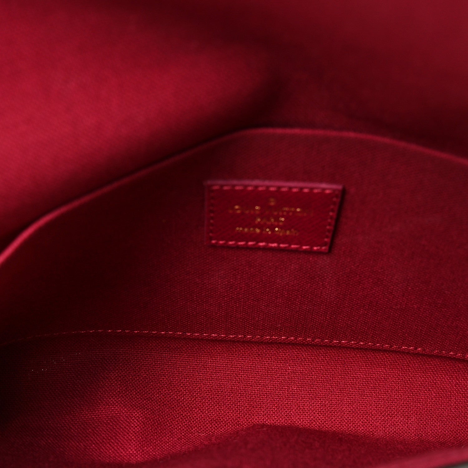 Louis Vuitton Monogram Pochette Felicie Chain Wallet Fuchsia 6 of 9