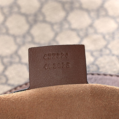 Gucci GG Supreme Monogram Large Linea A Hobo Light Brown 7 of 11