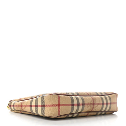Burberry Haymarket Check Pochette Tan 4 of 10