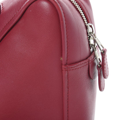 Balenciaga Shiny Day Calfskin S Triangle Duffle Rouge Grenat 14 of 14