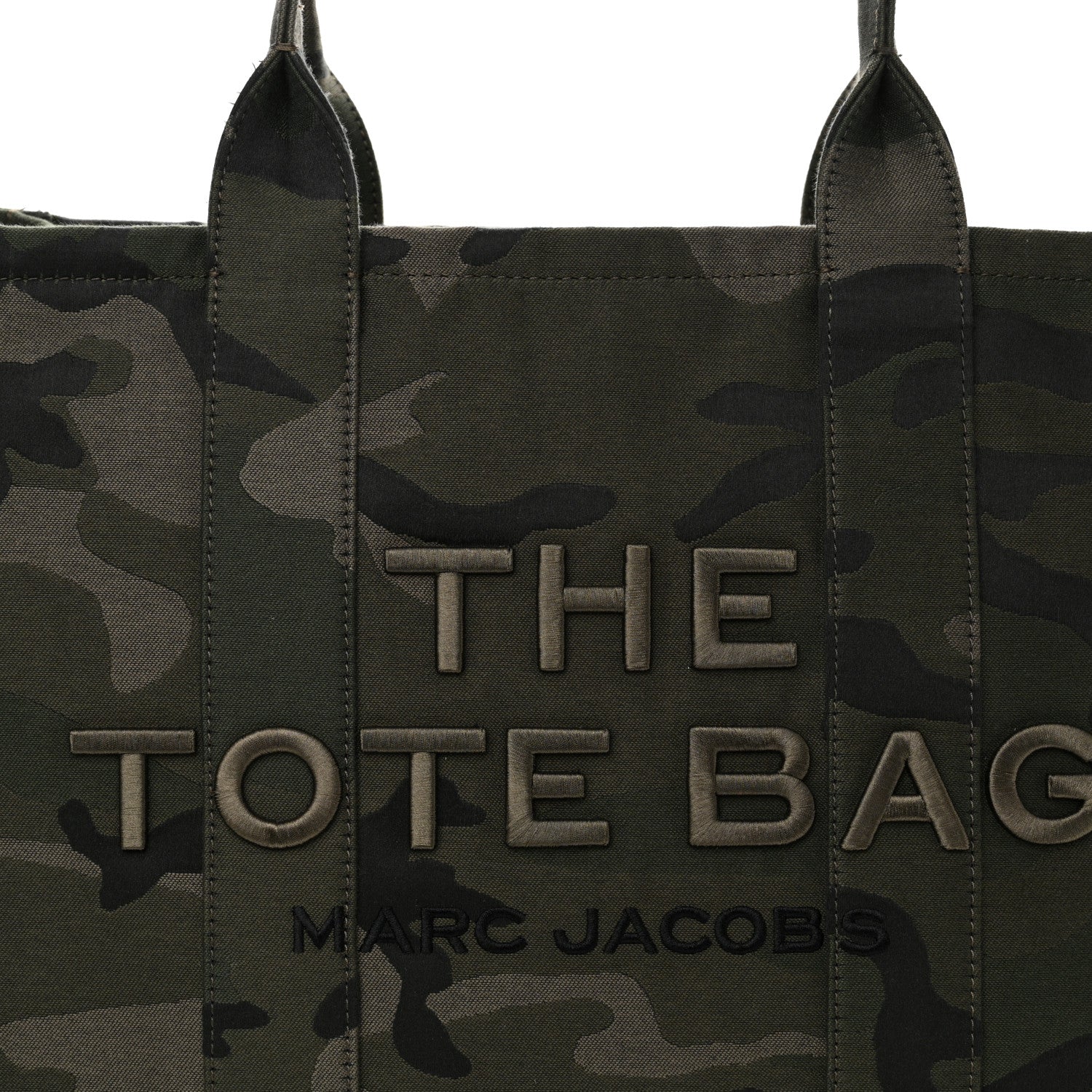 Marc Jacobs Canvas Camouflage Large The Tote Bag Khaki 8 of 15