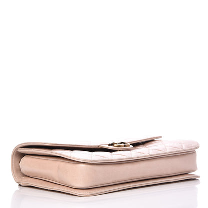 Chanel Glazed Calfskin Quilted Large Perfect Edge Flap Light Pink 4 of 9